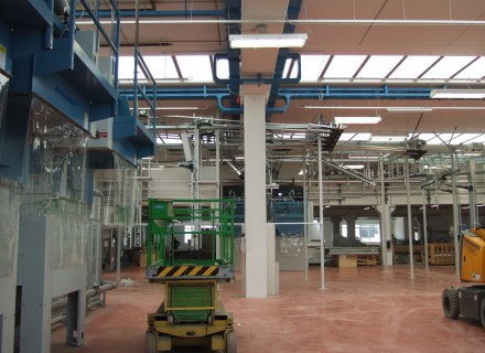 Lavanderia Industriale So.Ge.Si. - Ponsacco (PI) - Particolare canalizzazioni