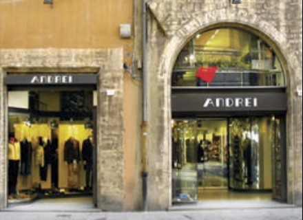 Negozio ANDREI - Corso Vannucci - Perugia - Restyling anno 1997